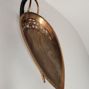 Vintage Copper Israeli Crafted Fruit Wine Bowl Dish